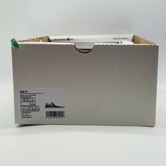 Vans Moca SK8-Hi‎ VN0A5KRHA55 Men S Moca Frances Stark Black Skate Shoes Size 10 - Picture 9 of 9